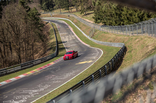 Holden VF SSV ute at the Nurburgring