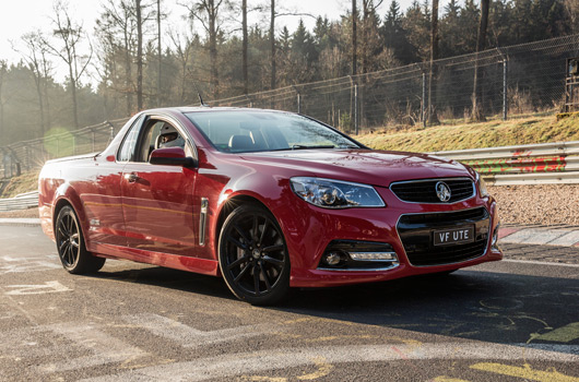 Holden VF SSV ute at the Nurburgring