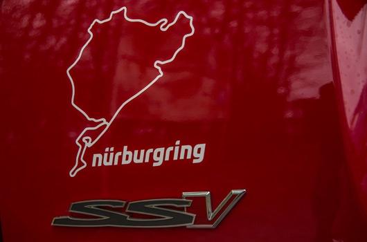 Holden VF SSV ute at the Nurburgring
