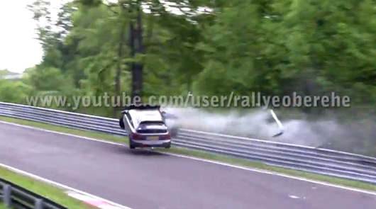 Honda Civic crash at Fuchsrohre