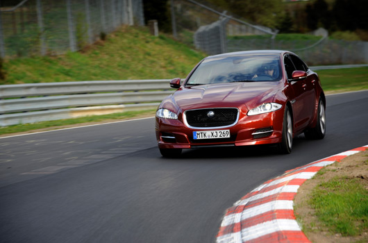 Jaguar XJ at the Nurburgring