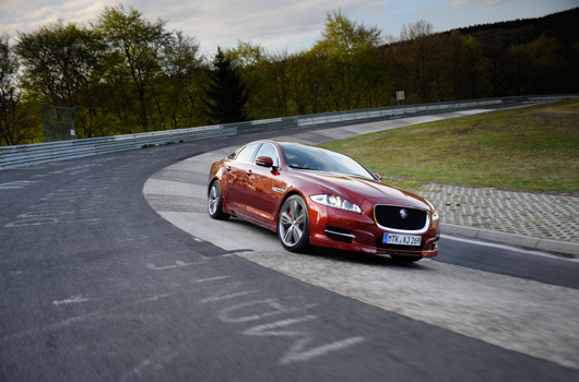 Jaguar XJ at the Nurburgring