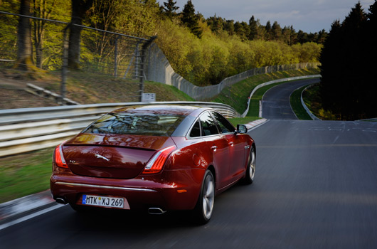 Jaguar XJ at the Nurburgring