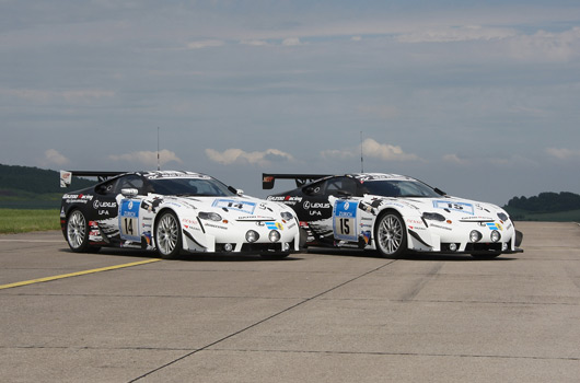Lexus LF-A at Nurburgring 24 hour race