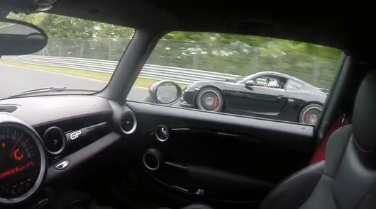 MINI JCW GP v Cayman GT4