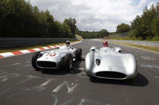 Silver Arrows at the Nurburgring Nordschleife