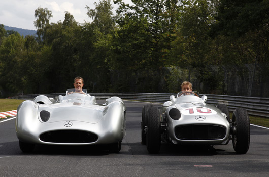 Silver Arrows at the Nurburgring Nordschleife