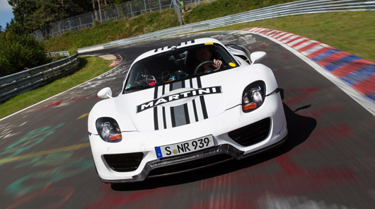 Porsche 918 Spyder on the Nurburgring