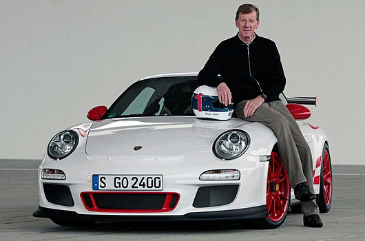 Porsche test driver dual world rally champion and all round motor racing 