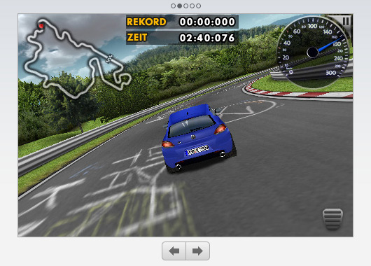 VW Scirocco R iPhone game