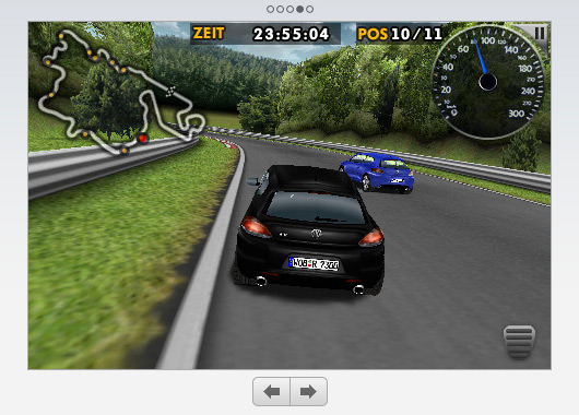 VW Scirocco R iPhone game