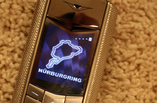 Vertu mobile phone - Racetrack Legends Nurburgring Limited Edition