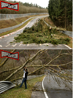 Storms damage Nurburgring