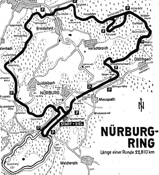 I hope you enjoy looking at this old N rburgring map