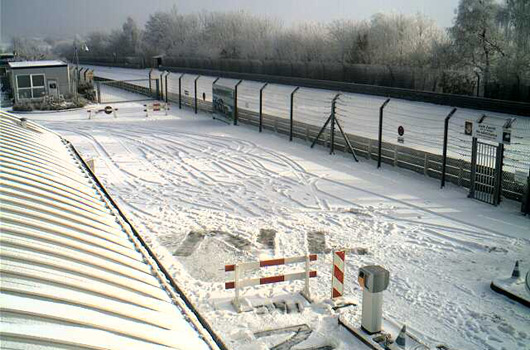 Nurburgring Nordschleife under snow