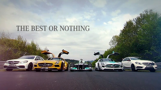 Mercedes AMG on the Nordschleife